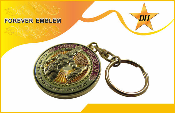 Chuỗi cổ mạ kim loại khuyến mãi Key Đối với lưu niệm quà tặng