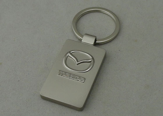3D Kẽm hợp kim Keychain Misty Bạc mạ Đối Chains xe chính